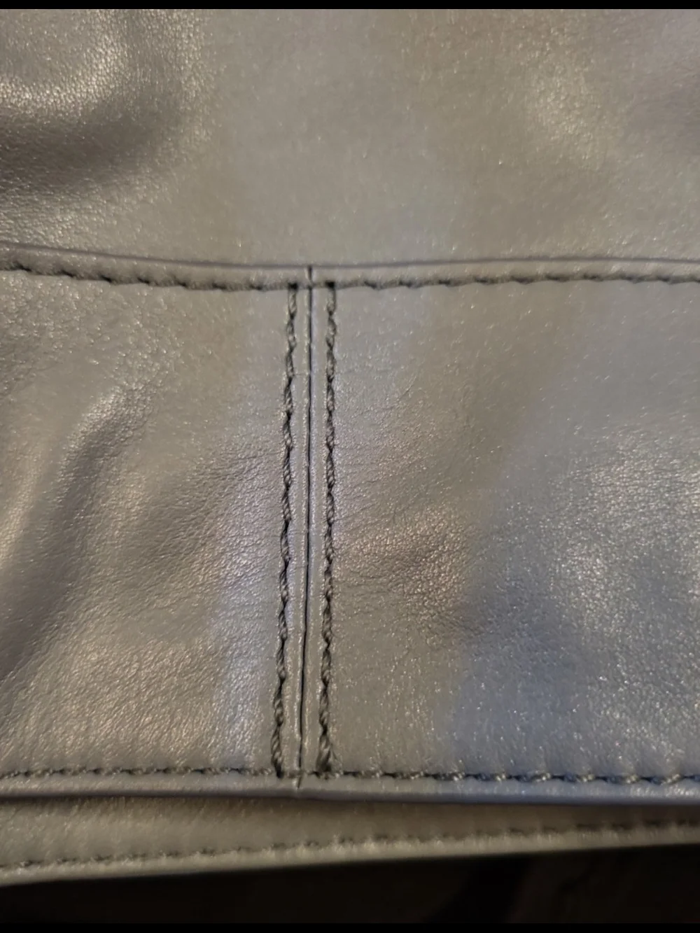 Coach Leather Shoulder Bag in Light Blue